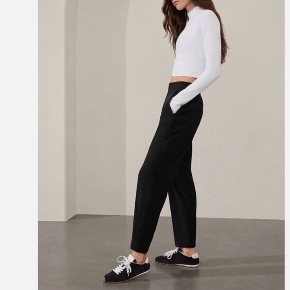 NWT Athleta Brooklyn lined pants, black, 6 petite